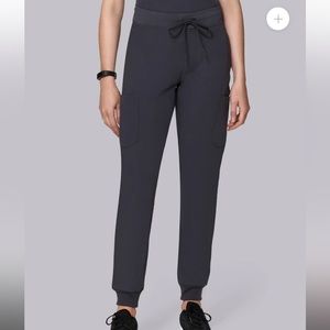 Mandala 9-Pocket Scrub Joggers (L/Tall, Pewter)